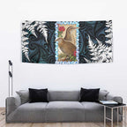 New Zealand Weka Tapestry Maori Hen Koru Pattern - Aussie Hoodie