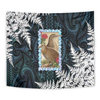 New Zealand Weka Tapestry Maori Hen Koru Pattern - Aussie Hoodie