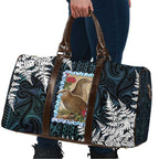New Zealand Weka Travel Bag Maori Hen Koru Pattern - Aussie Hoodie