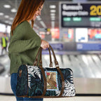 New Zealand Weka Travel Bag Maori Hen Koru Pattern - Aussie Hoodie