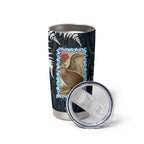 New Zealand Weka Tumbler Cup Maori Hen Koru Pattern - Aussie Hoodie