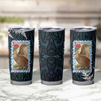 New Zealand Weka Tumbler Cup Maori Hen Koru Pattern - Aussie Hoodie