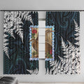 New Zealand Weka Window Curtain Maori Hen Koru Pattern - Aussie Hoodie