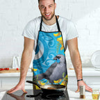 New Zealand Kokako Bird Apron Maori Koru With Kowhai Flowers - Aussie Hoodie