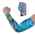 New Zealand Kokako Bird Arm Sleeves Maori Koru With Kowhai Flowers - Aussie Hoodie