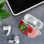 New Zealand Fantail AirPods Case Maori Koru With Pohutukawa Flowers - Aussie Hoodie