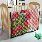 New Zealand Fantail Quilt Maori Koru With Pohutukawa Flowers - Aussie Hoodie