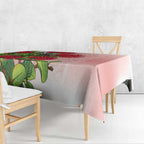 New Zealand Fantail Tablecloth Maori Koru With Pohutukawa Flowers - Aussie Hoodie