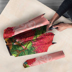 New Zealand Fantail Umbrella Maori Koru With Pohutukawa Flowers - Aussie Hoodie