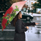 New Zealand Fantail Umbrella Maori Koru With Pohutukawa Flowers - Aussie Hoodie