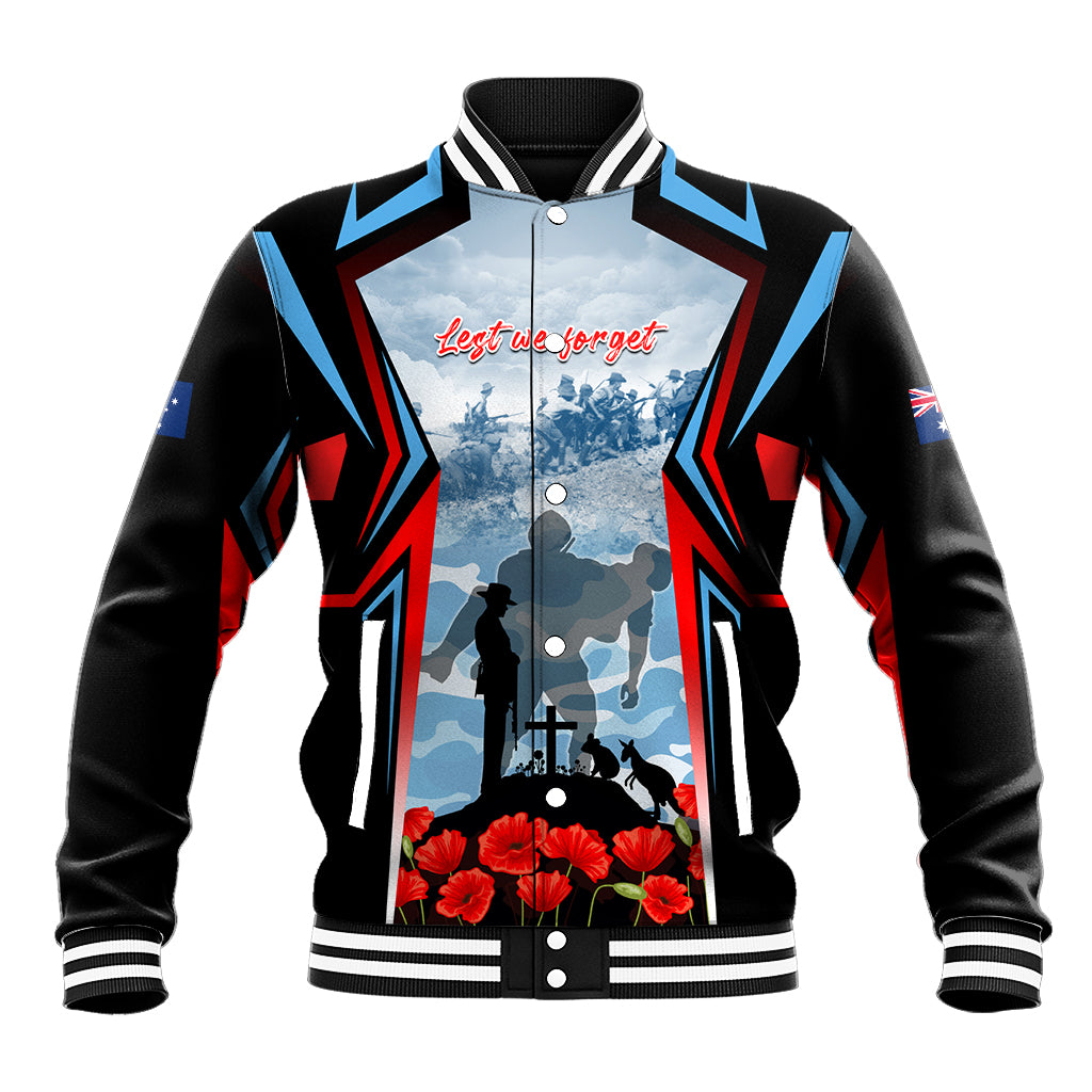 Australia ANZAC Day Baseball Jacket Gallipoli Soldiers Simple Style