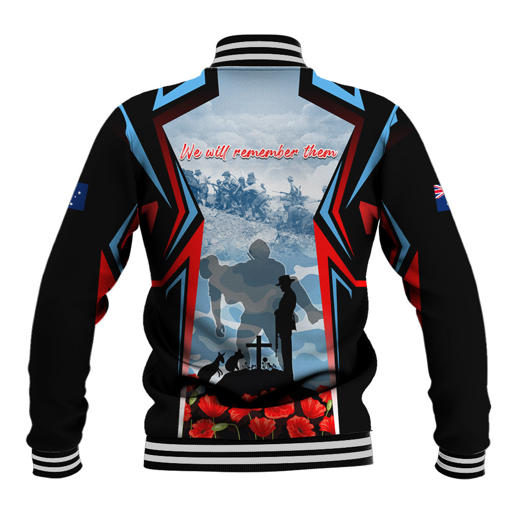 Australia ANZAC Day Baseball Jacket Gallipoli Soldiers Simple Style
