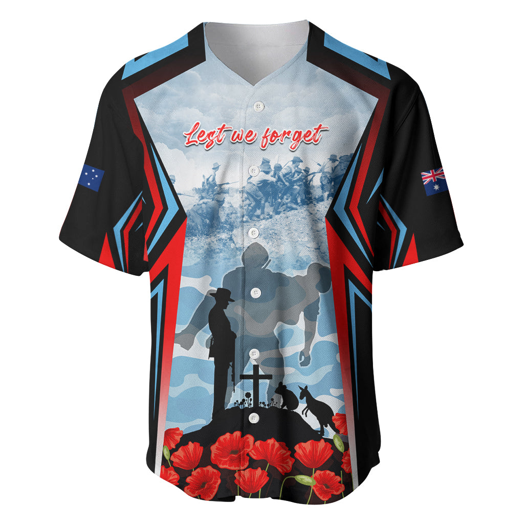 Australia ANZAC Day Baseball Jersey Gallipoli Soldiers Simple Style