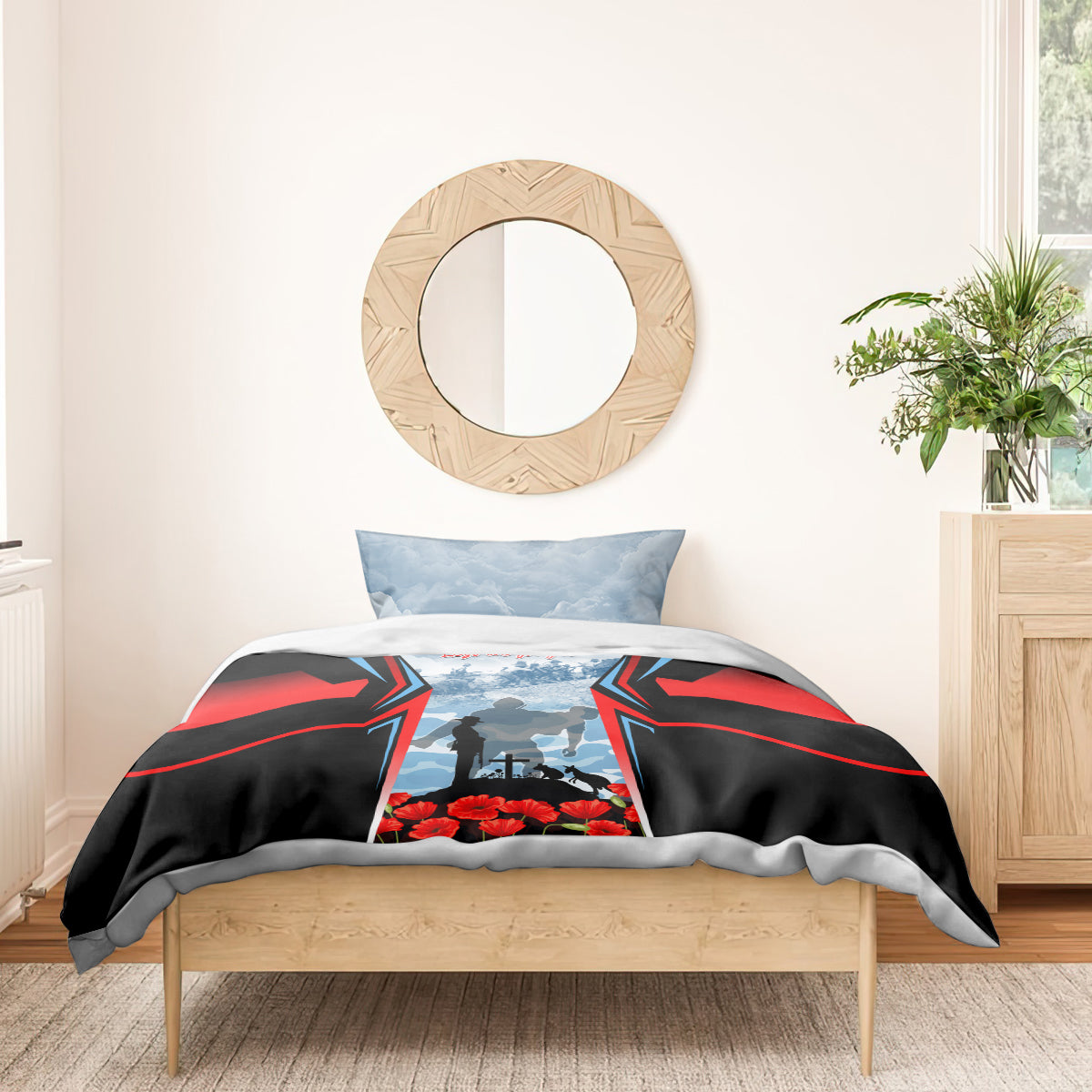 Australia ANZAC Day Bedding Set Gallipoli Soldiers Simple Style