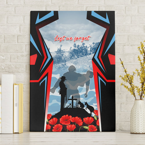 Australia ANZAC Day Canvas Wall Art Gallipoli Soldiers Simple Style