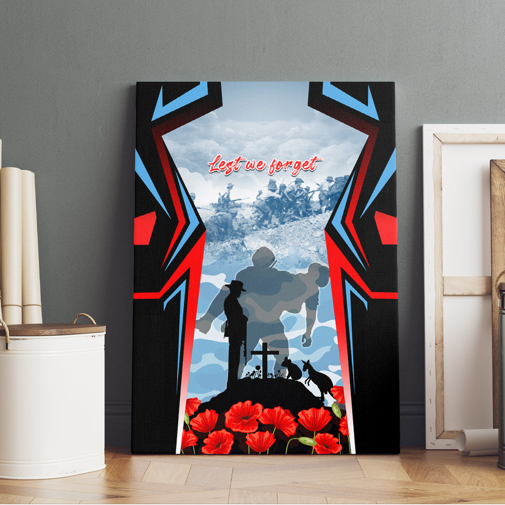 Australia ANZAC Day Canvas Wall Art Gallipoli Soldiers Simple Style