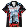 Australia ANZAC Day Family Matching Mermaid Dress and Hawaiian Shirt Gallipoli Soldiers Simple Style