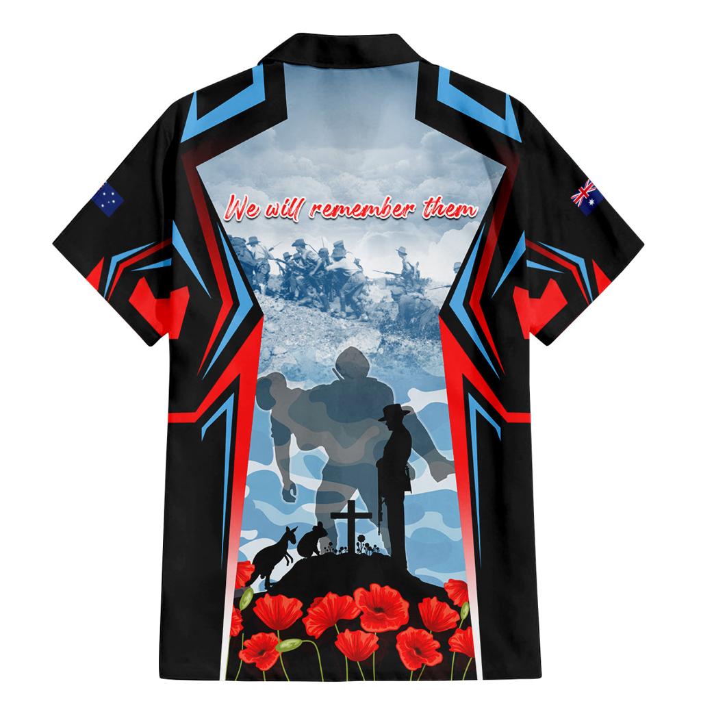 Australia ANZAC Day Family Matching Mermaid Dress and Hawaiian Shirt Gallipoli Soldiers Simple Style