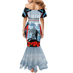 Australia ANZAC Day Family Matching Mermaid Dress and Hawaiian Shirt Gallipoli Soldiers Simple Style