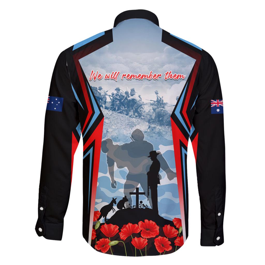 Australia ANZAC Day Family Matching Off Shoulder Maxi Dress and Hawaiian Shirt Gallipoli Soldiers Simple Style