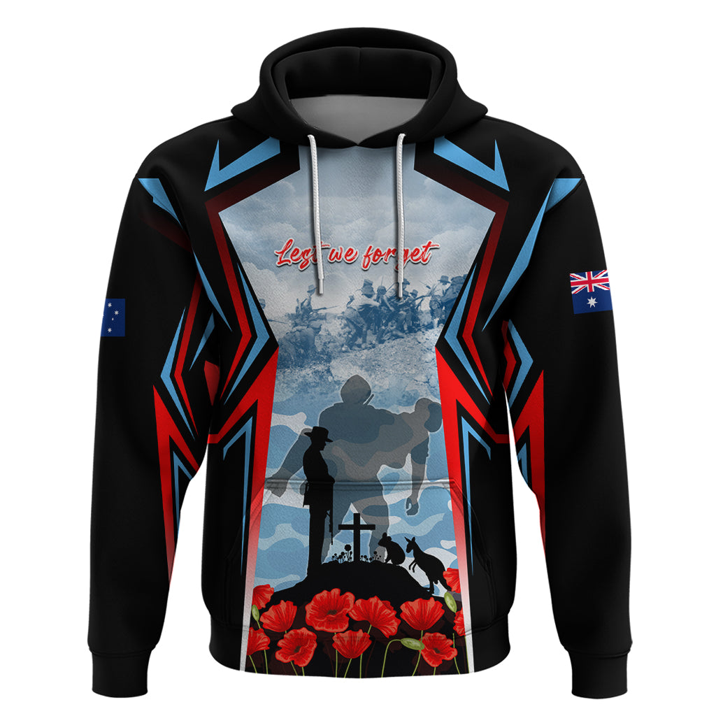 Australia ANZAC Day Hoodie Gallipoli Soldiers Simple Style