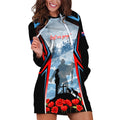 Australia ANZAC Day Hoodie Dress Gallipoli Soldiers Simple Style
