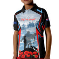 Australia ANZAC Day Kid Polo Shirt Gallipoli Soldiers Simple Style