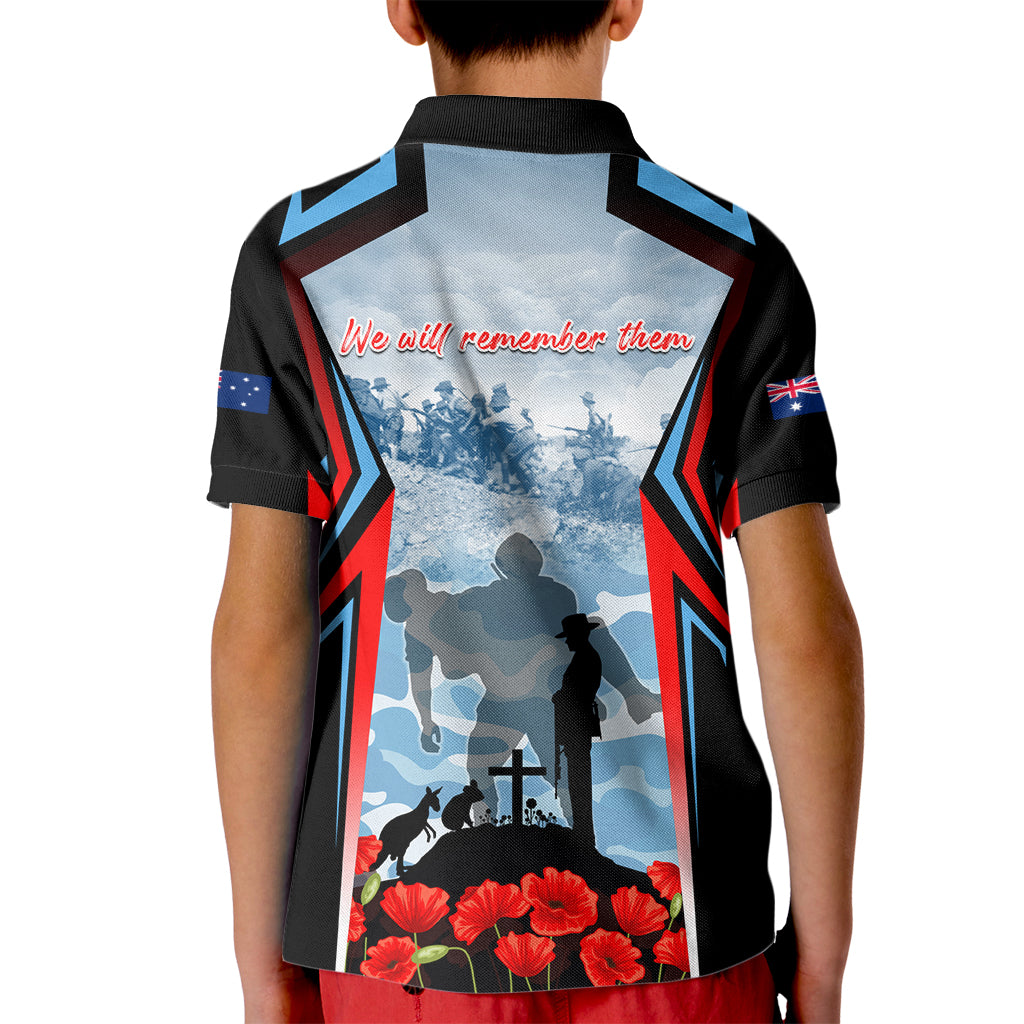 Australia ANZAC Day Kid Polo Shirt Gallipoli Soldiers Simple Style