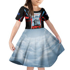 Australia ANZAC Day Kid Short Sleeve Dress Gallipoli Soldiers Simple Style