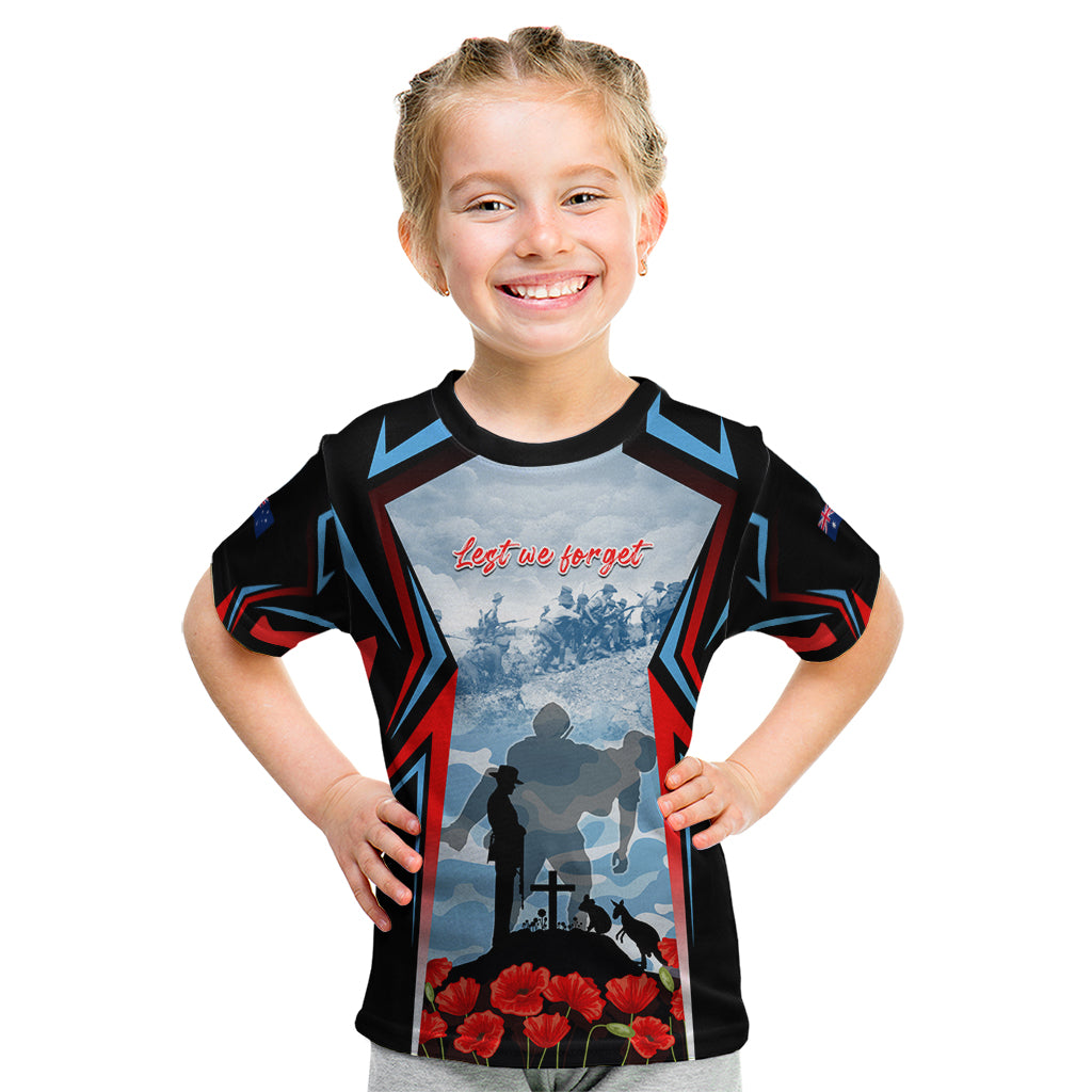 Australia ANZAC Day Kid T Shirt Gallipoli Soldiers Simple Style