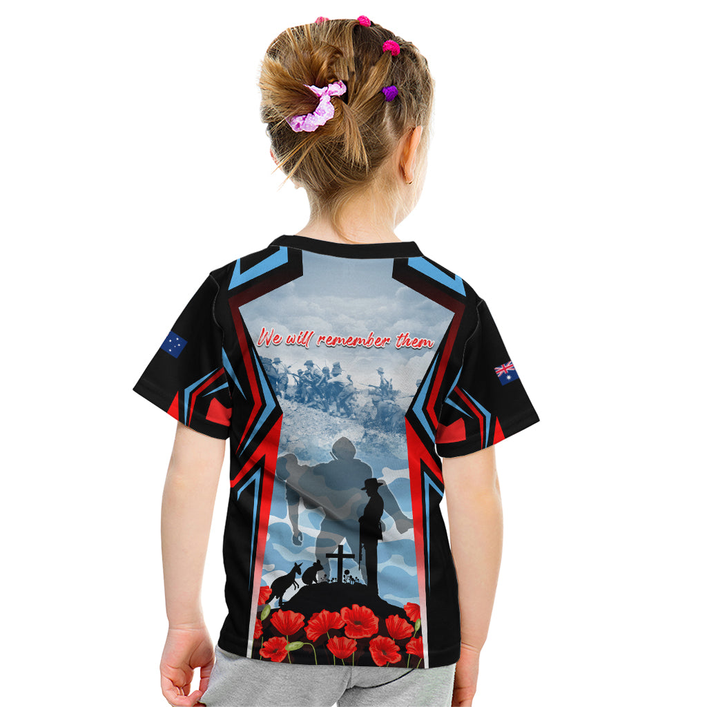 Australia ANZAC Day Kid T Shirt Gallipoli Soldiers Simple Style