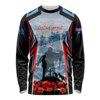 Australia ANZAC Day Long Sleeve Shirt Gallipoli Soldiers Simple Style