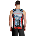 Australia ANZAC Day Men Tank Top Gallipoli Soldiers Simple Style