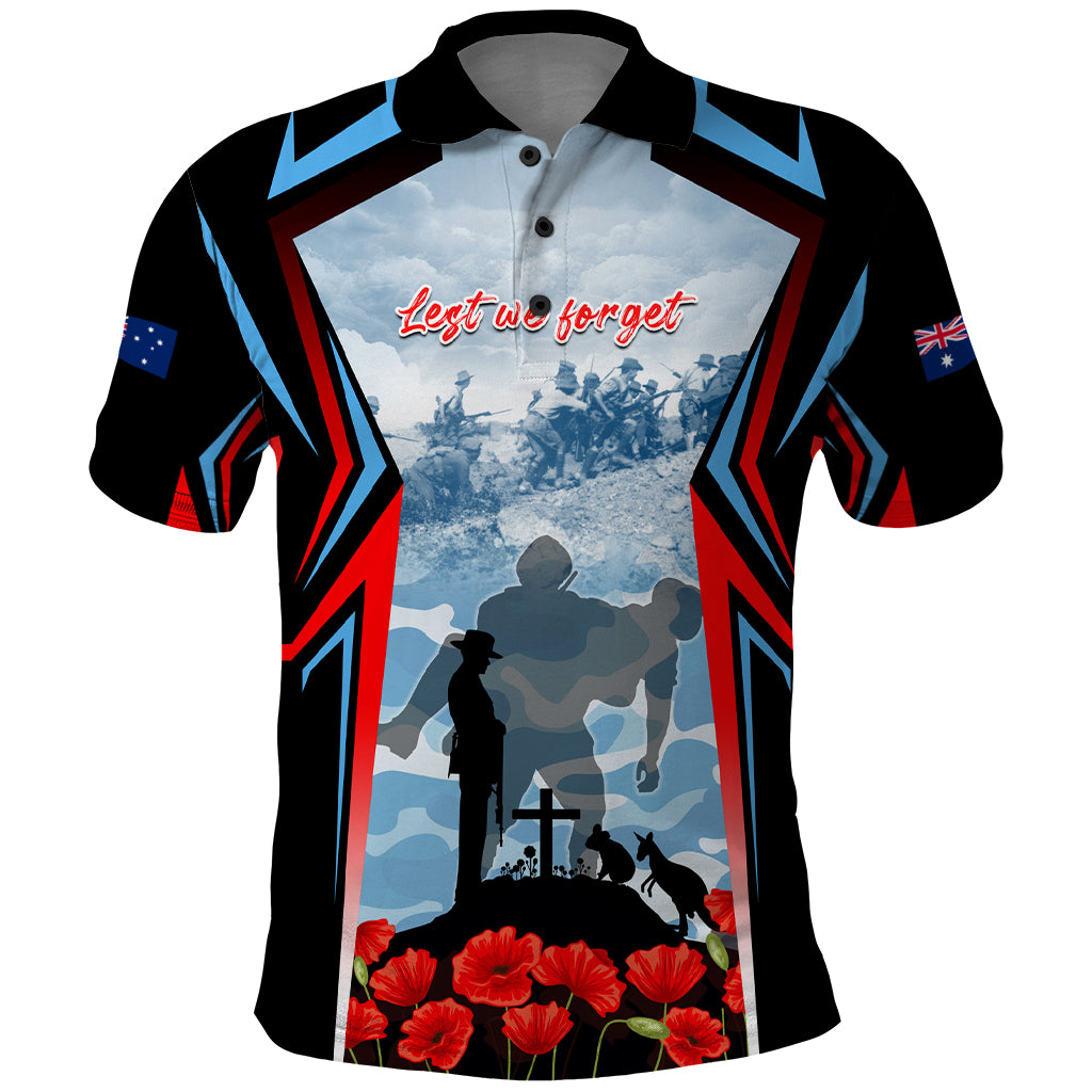 Australia ANZAC Day Polo Shirt Gallipoli Soldiers Simple Style