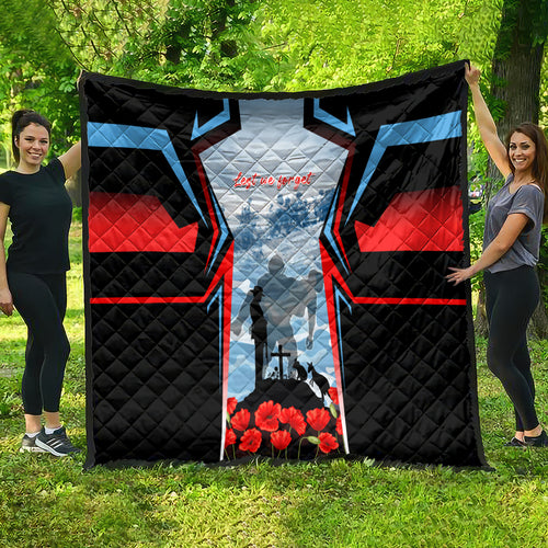Australia ANZAC Day Quilt Gallipoli Soldiers Simple Style