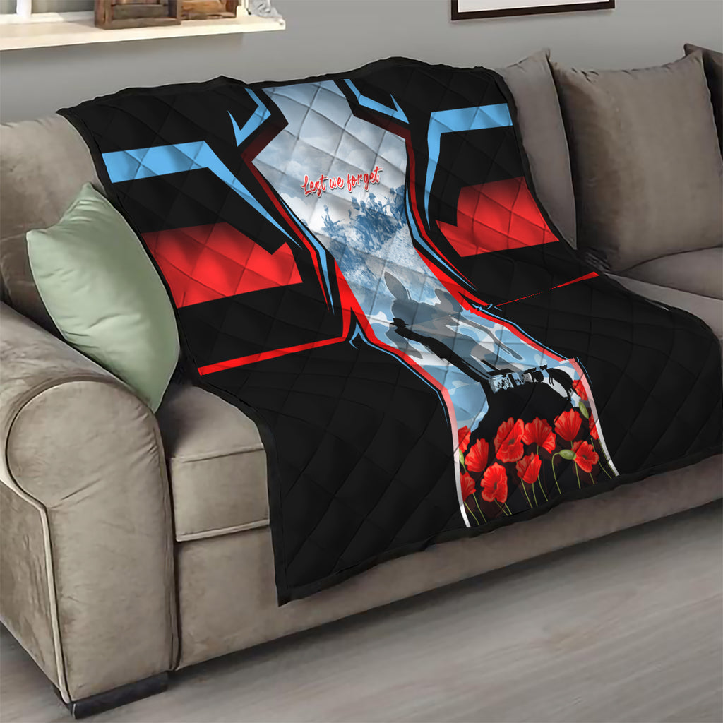 Australia ANZAC Day Quilt Gallipoli Soldiers Simple Style