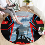 Australia ANZAC Day Round Carpet Gallipoli Soldiers Simple Style