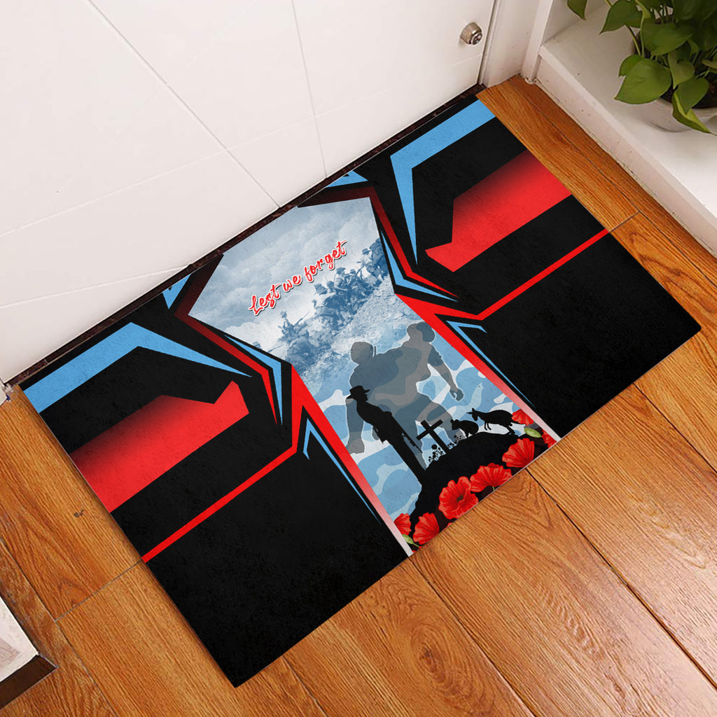 Australia ANZAC Day Rubber Doormat Gallipoli Soldiers Simple Style