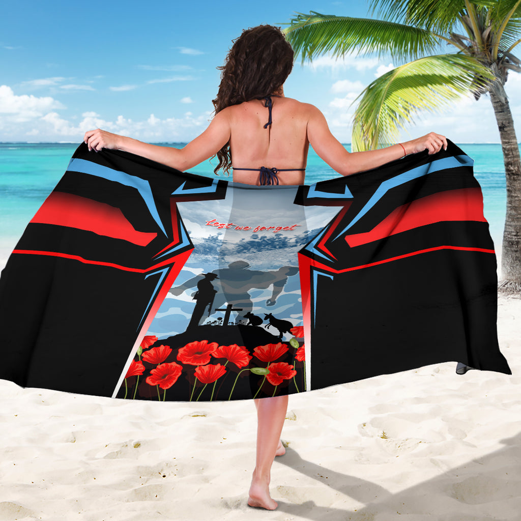 Australia ANZAC Day Sarong Gallipoli Soldiers Simple Style