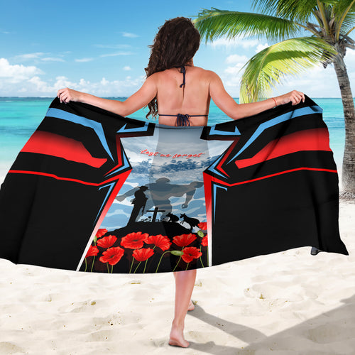 Australia ANZAC Day Sarong Gallipoli Soldiers Simple Style