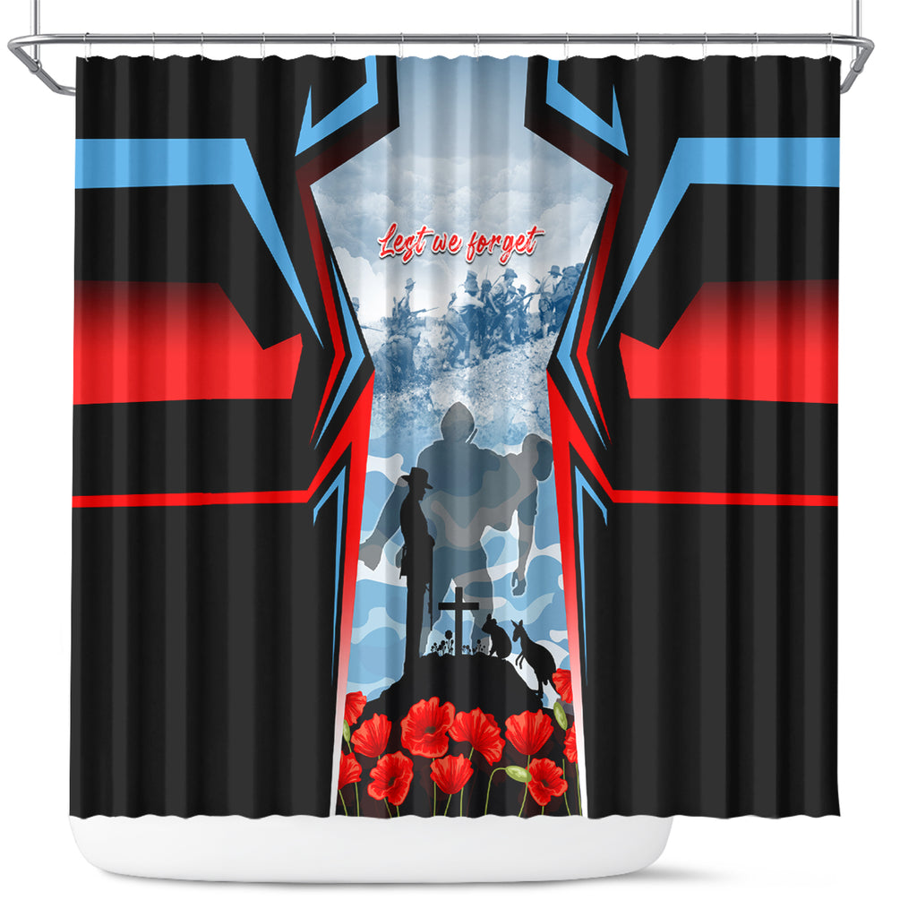 Australia ANZAC Day Shower Curtain Gallipoli Soldiers Simple Style