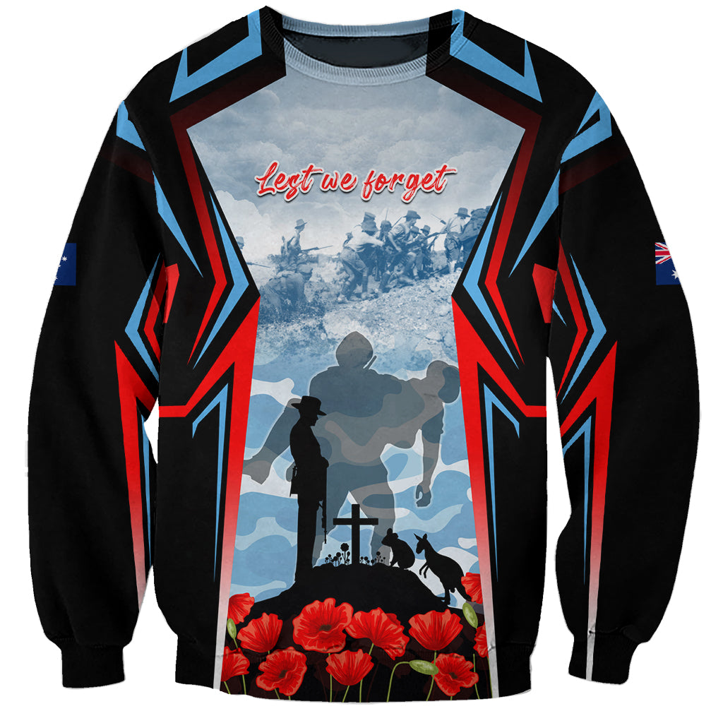Australia ANZAC Day Sweatshirt Gallipoli Soldiers Simple Style