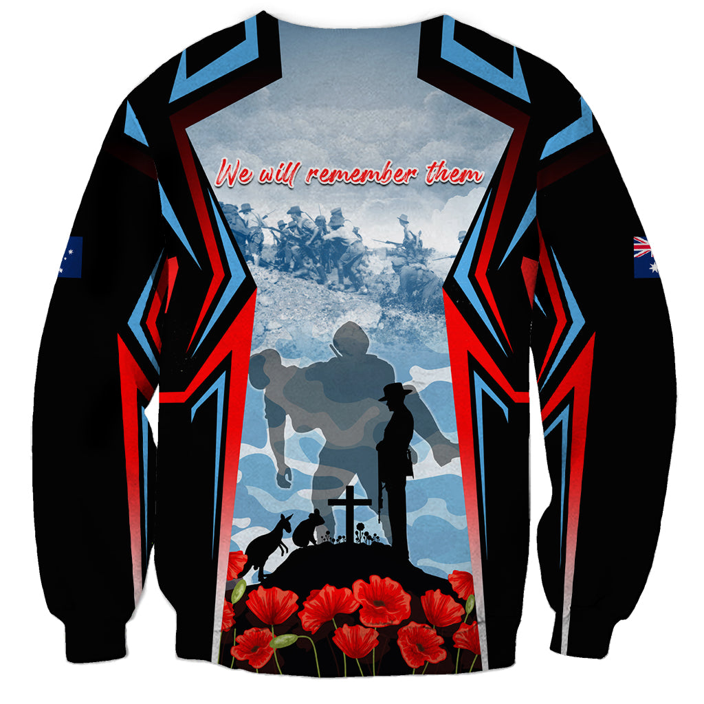 Australia ANZAC Day Sweatshirt Gallipoli Soldiers Simple Style