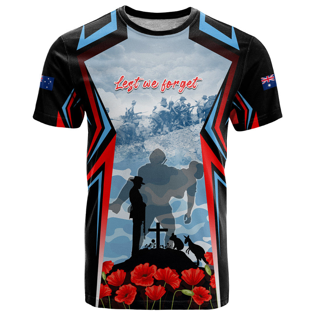 Australia ANZAC Day T Shirt Gallipoli Soldiers Simple Style