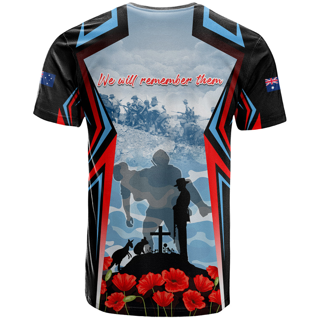 Australia ANZAC Day T Shirt Gallipoli Soldiers Simple Style