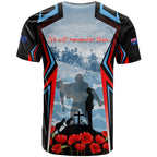 Australia ANZAC Day T Shirt Gallipoli Soldiers Simple Style