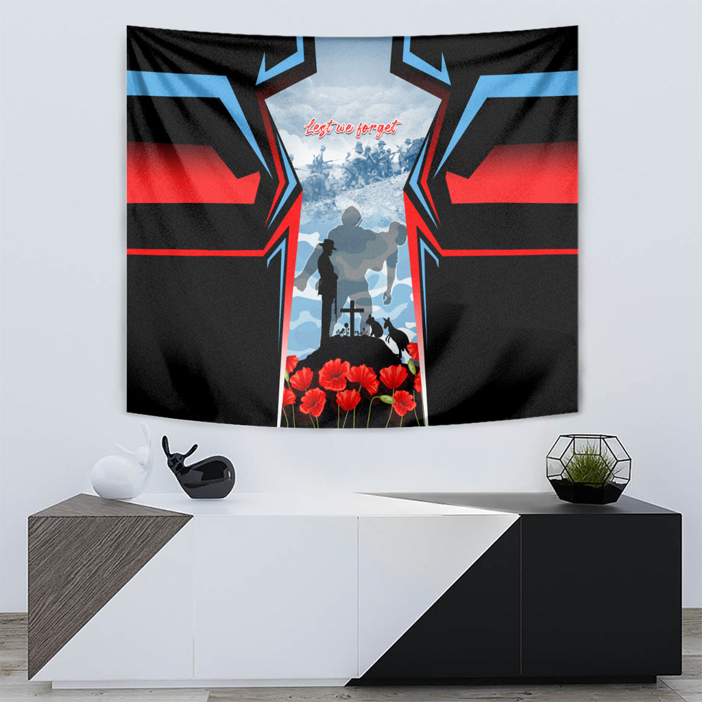 Australia ANZAC Day Tapestry Gallipoli Soldiers Simple Style