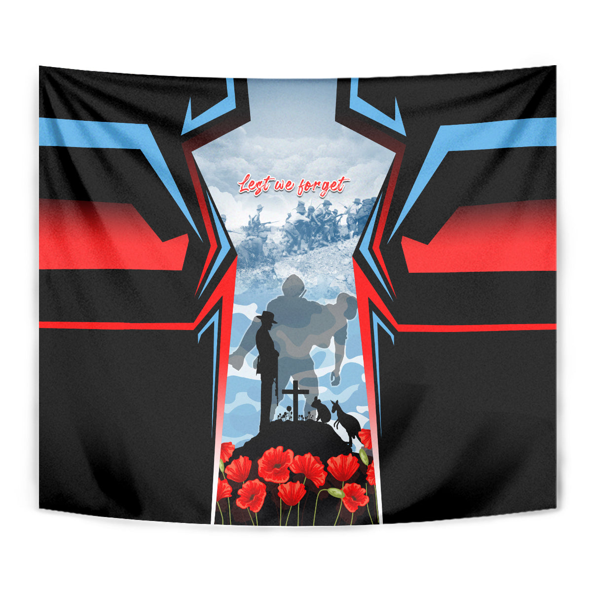 Australia ANZAC Day Tapestry Gallipoli Soldiers Simple Style