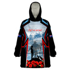 Australia ANZAC Day Wearable Blanket Hoodie Gallipoli Soldiers Simple Style