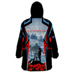 Australia ANZAC Day Wearable Blanket Hoodie Gallipoli Soldiers Simple Style